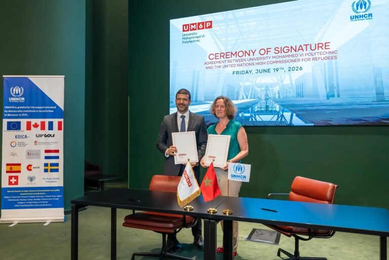 UM6P and UNHCR partnership for refugee higher education access in Morocco